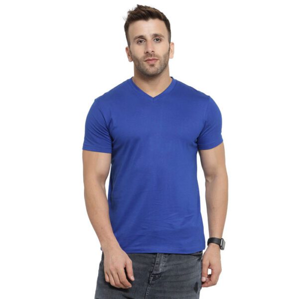 Scott-V-Neck-T-Shirt-Blue