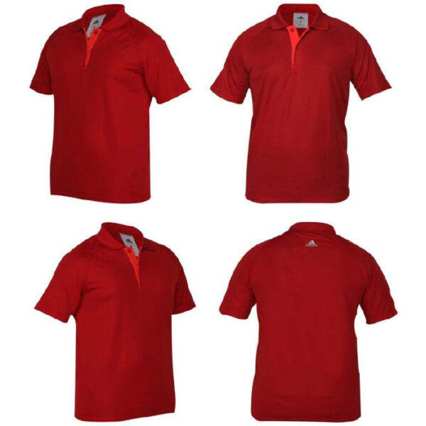 Adidas Polo T Shirt B30907 Red