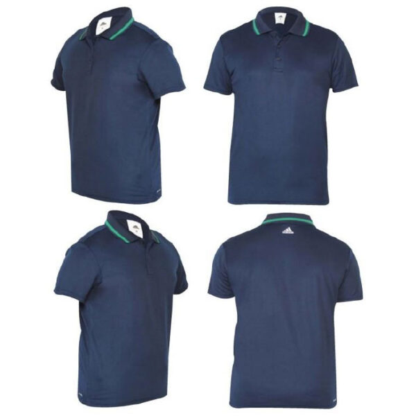 Adidas Polo T Shirt DN3093 Navy Green