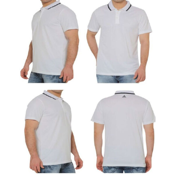 Adidas Polo T Shirt DP6034 White