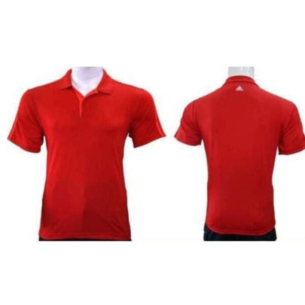 Adidas Polo T Shirt S89139 Red