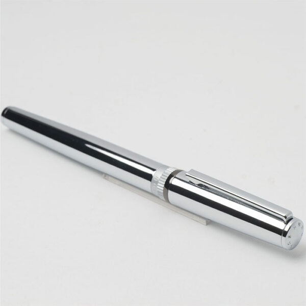 Hugo Boss Gear Metal Chrome Fountain Pen