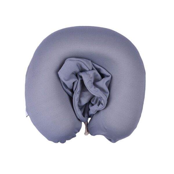 Memory Foam Neck Pillow With Hoodie