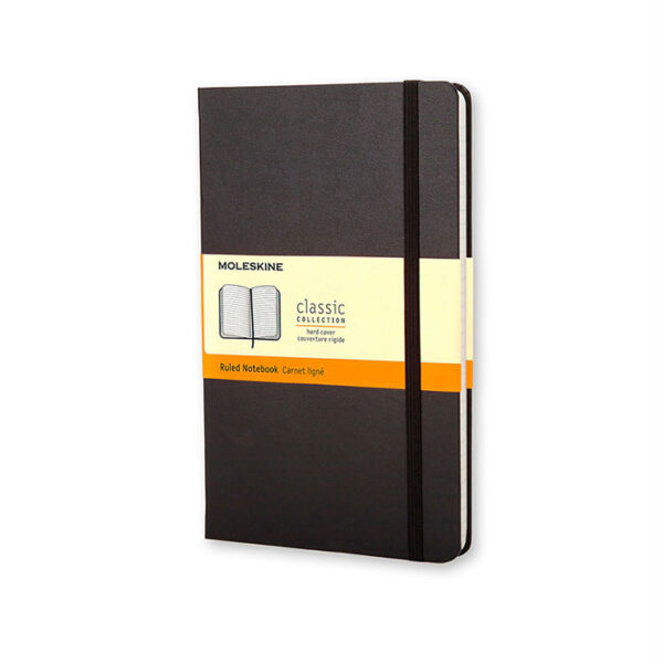 Moleskine Ruled Black Hard Cover Note Book
