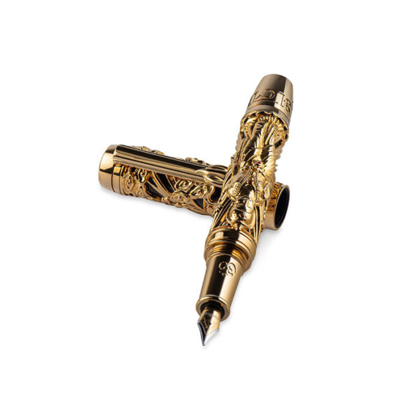 Noblia-Limited-Edition-Lakshmi-Gold-Fountain-Pen2