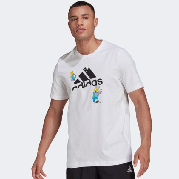 adidas x The Simpsons Snowball Fight Graphic Tee