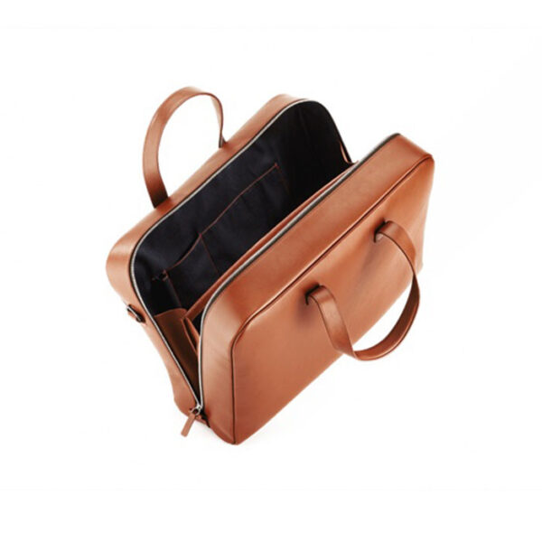 Caran-d'Ache-Beige-Leather-Laptop-Bag1