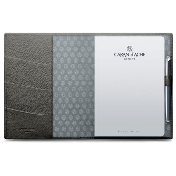 Caran-d'Ache-Grey-Leather-A5-Notebook1