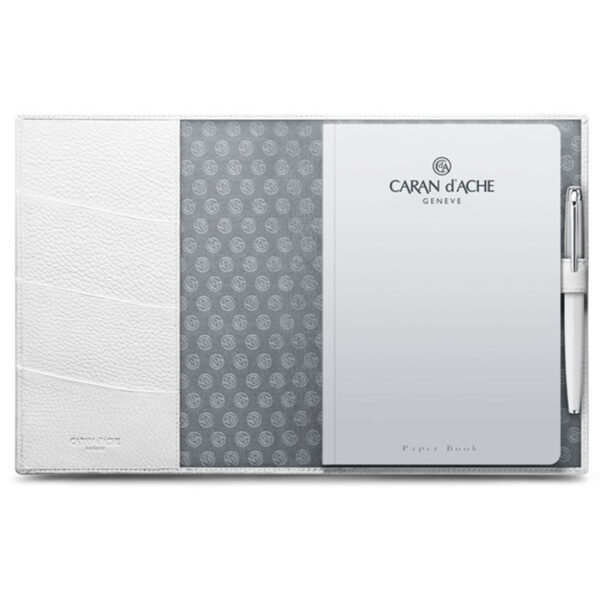 Caran d'Ache White Leather A5 Notebook