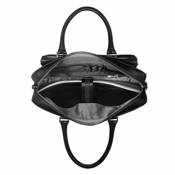 Lapis Bard Belgravia Leather Tate 14-inch Laptop Business Bag – Black