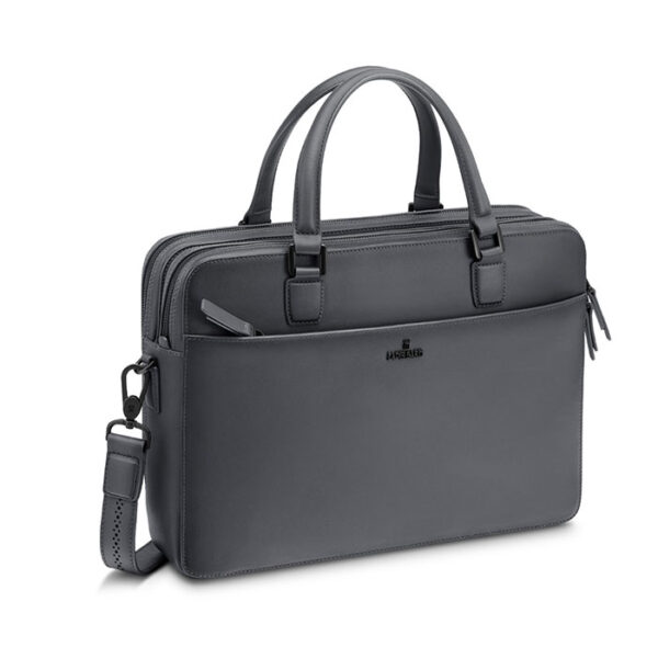 Lapis Bard Ducorium Leather Chester 14-inch Laptop Business Bag - Graphite