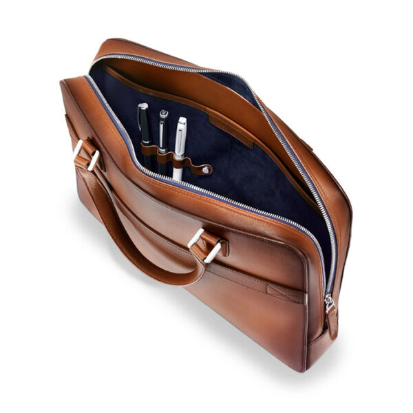 Lapis Bard Ducorium Spencer 14-inch Slim Laptop Business Bag - Cognac