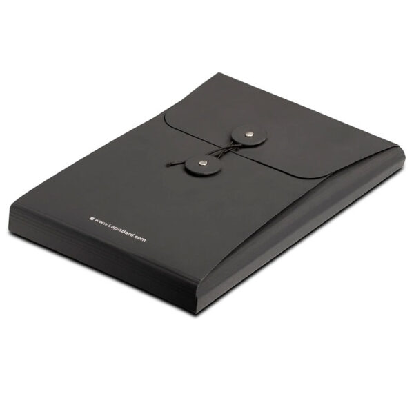 Lapis Bard Leather Notebook Black