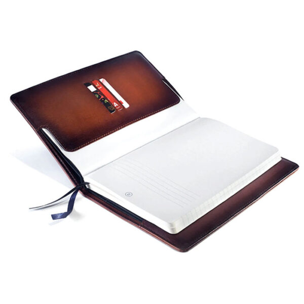 Lapis Bard Leather Notebook Cognac
