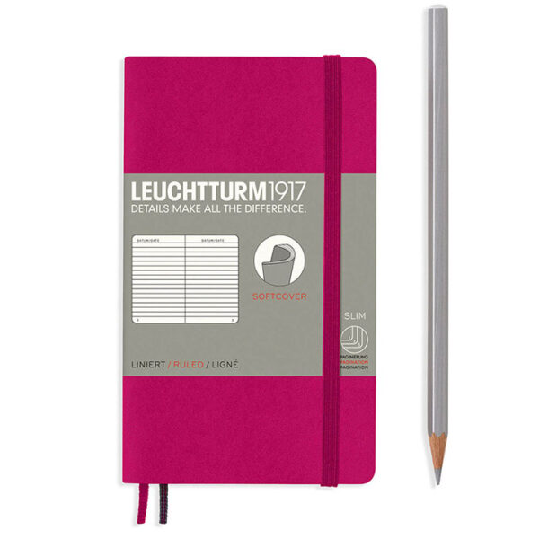 Leuchtturm1917-Pocket-A6-Size-Soft-Cover-Notebook-(Ruled)-–-Berry