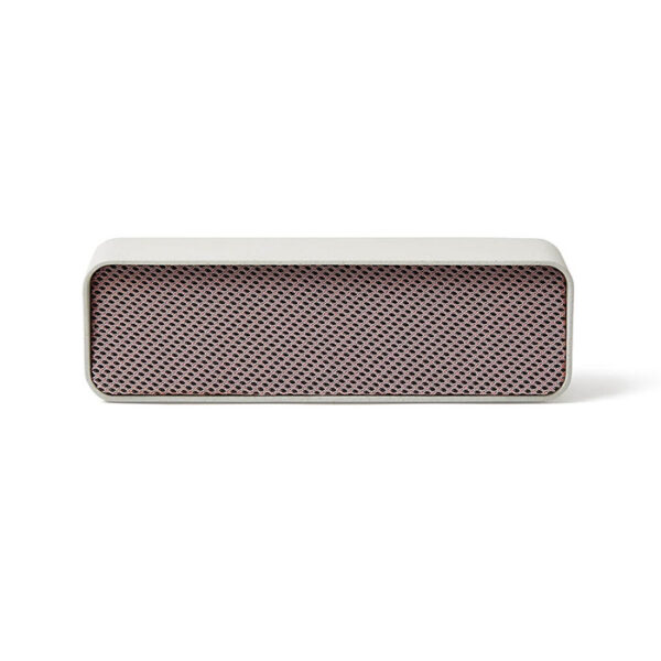 Lexon LA115 Oslo Sound Rechargeable 3W Bluetooth® Speaker – Light Grey & Pink