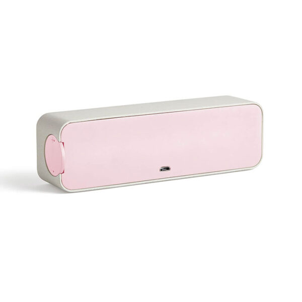 Lexon LA115 Oslo Sound Rechargeable 3W Bluetooth® Speaker – Light Grey & Pink