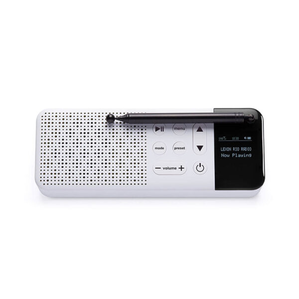 Lexon-LA118-Rio-DAB+-FM-Radio-with-Rechargeable-3W-Bluetooth®-Speaker-–-Matte-White