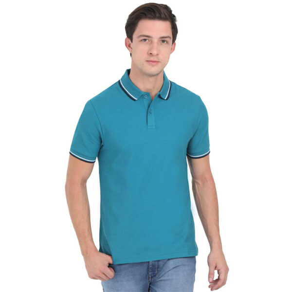 M&S Cotton Polo T-Shirts Aqua