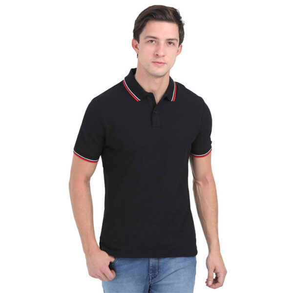 M&S Cotton Polo T-Shirts Black