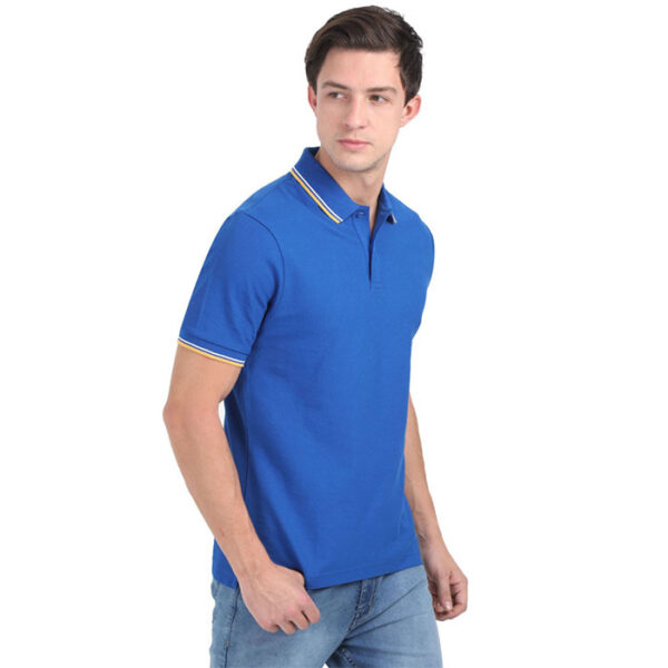 M&S Cotton Polo T-Shirts Royal Blue