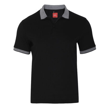 Scott Basic Polo T Shirt Black