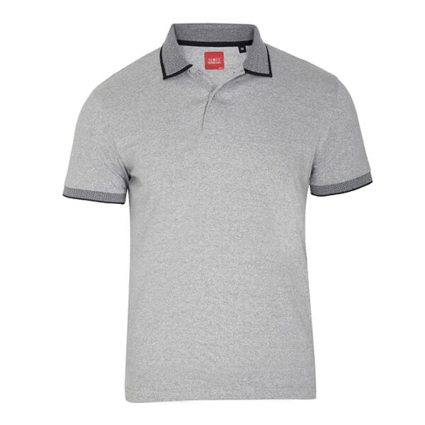 Scott Basic Polo T Shirt Grey