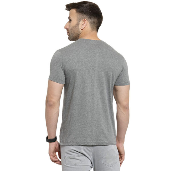 Scott Bio Wash Round Neck T Shirt Charcoal Grey