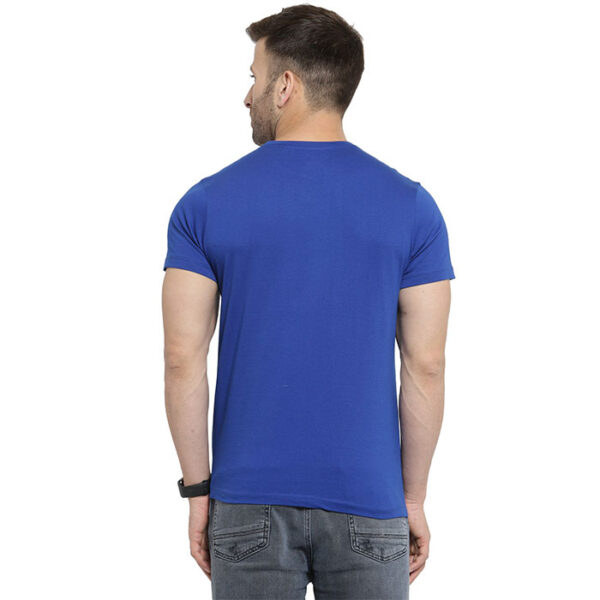 Scott Bio Wash Round Neck T Shirt Royal Blue