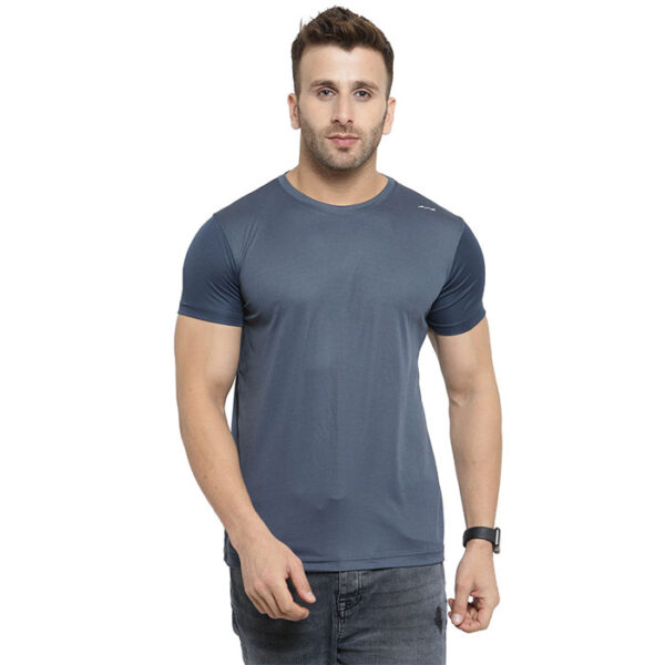 Scott Dry Fit Round Neck T Shirt Grey