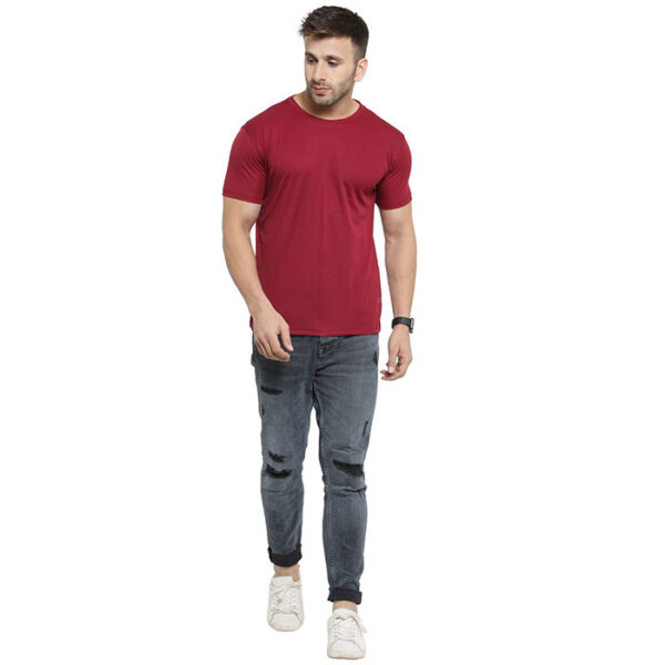 Scott-Dry-Fit-Round-Neck-T-Shirt-Maroon1