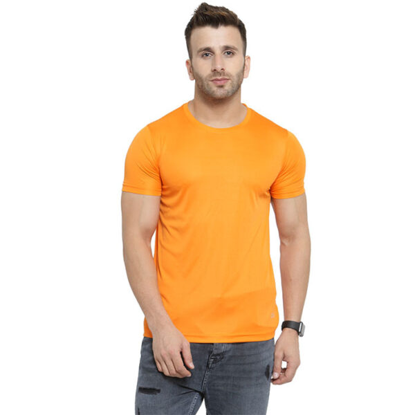 Scott Dry Fit Round Neck T Shirt Orange