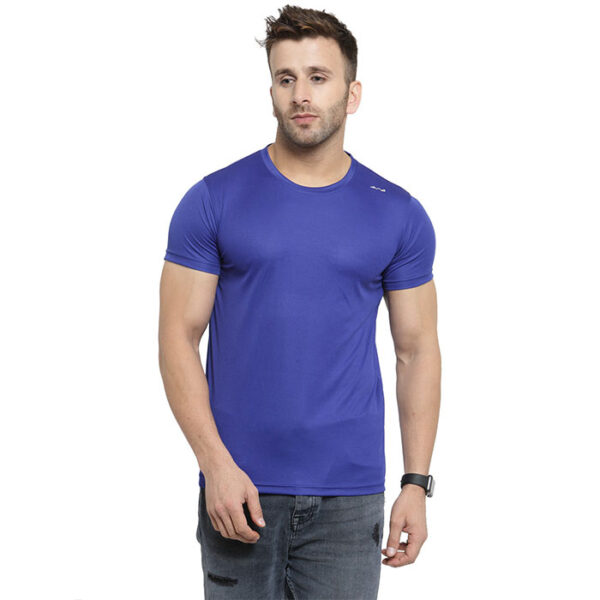 Scott Dry Fit Round Neck T Shirt Royal Blue