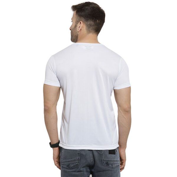 Scott Dry Fit Round Neck T Shirt White