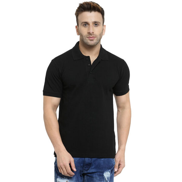 Scott Organic Polo T Shirt Black