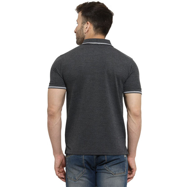 Scott Organic Polo T Shirt Charcoal