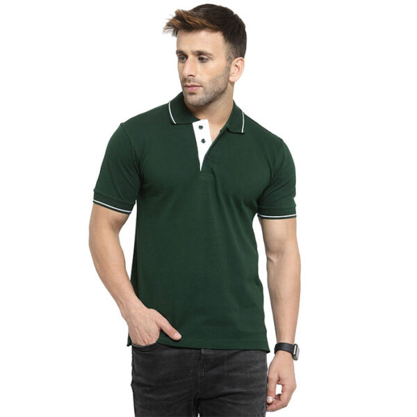 Scott Organic Polo T Shirt Green