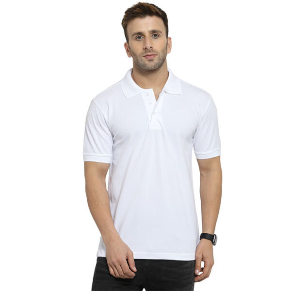 Scott Organic Polo T Shirt White