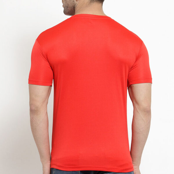 Scott SCK Round Neck T Shirt Red With White