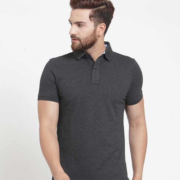Scott TMY Polo T Shirt Charcoal Grey | New Joinee Kit