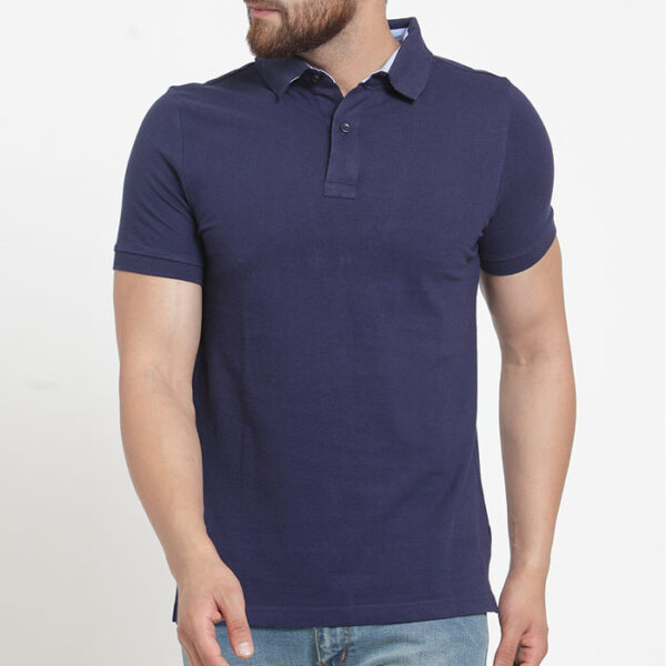 Scott TMY Polo T Shirt Navy Blue