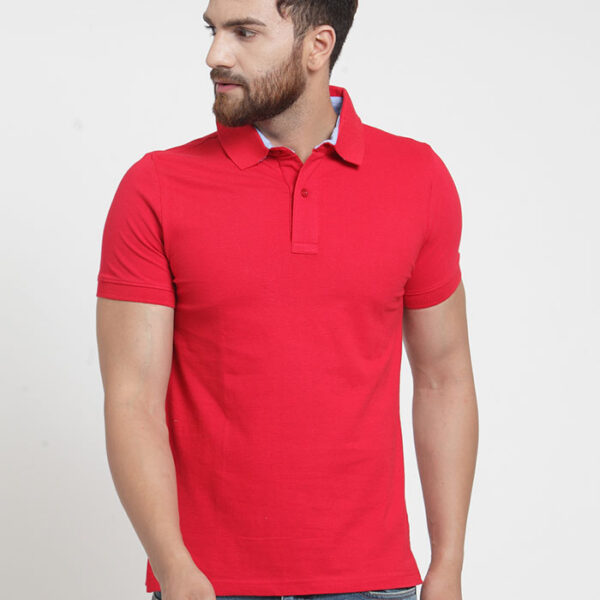 Scott TMY Polo T Shirt Red
