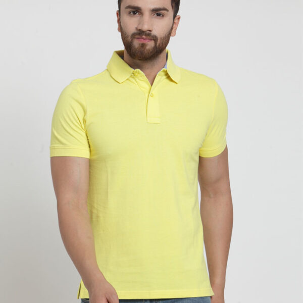 Scott TMY Polo T Shirt Yellow