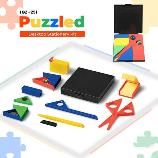 Puzzled Desktop Stationery Kit