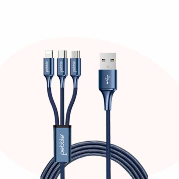 Nylon Braided 3-in1 Charge Cable