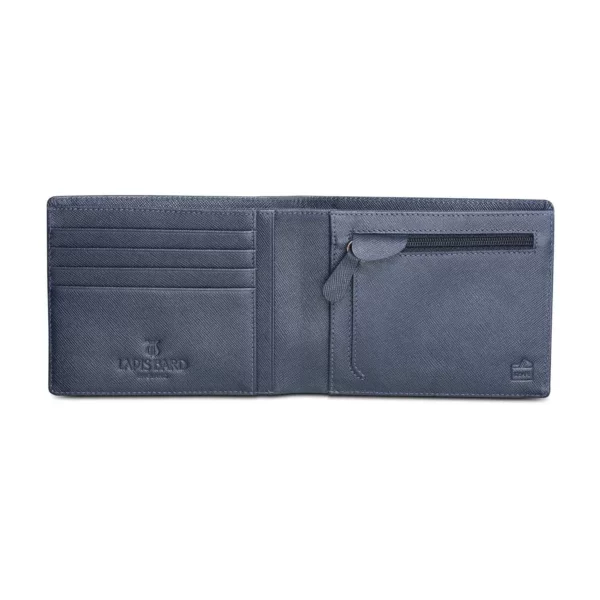 Lapis Bard Bi-Fold Wallet with Coin Pouch Blue Pic 2