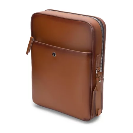 Lapis Bard Kent Crossbody Travel Bag Cognac Pic 2